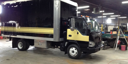 Paint Job on a Boxed Truck